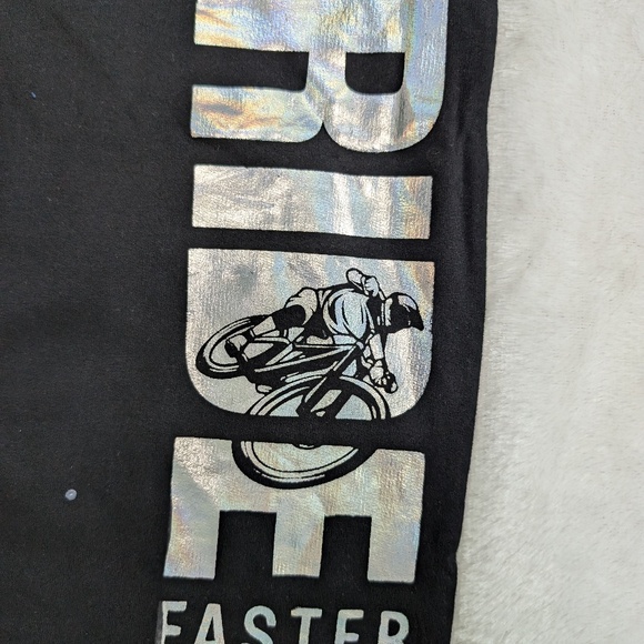 Black Ride Faster Jogger Pants – Sporty Comfort Meets Street Style 6/7, 7/8, 8/9 - Picture 5 of 6